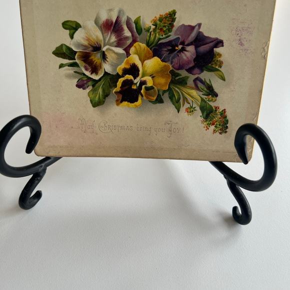 Pansy antique postcard - Picture 2 of 10